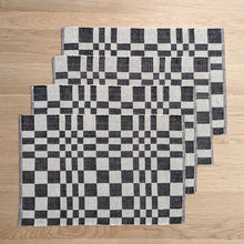 Load image into Gallery viewer, Checkered Woven Placemats
