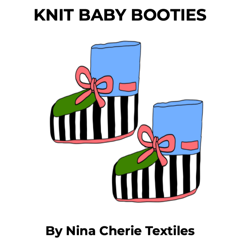 Knit Baby Booties (Knitting Pattern)