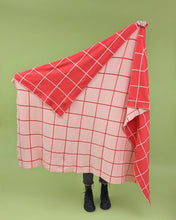 Load image into Gallery viewer, Organic Cotton Grid Throw
